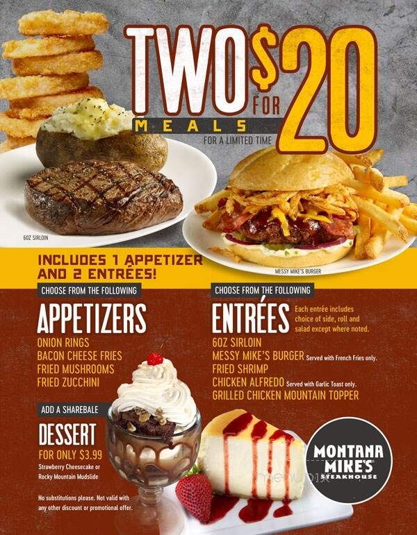 Montana Mike's - El Reno, OK menu_pic