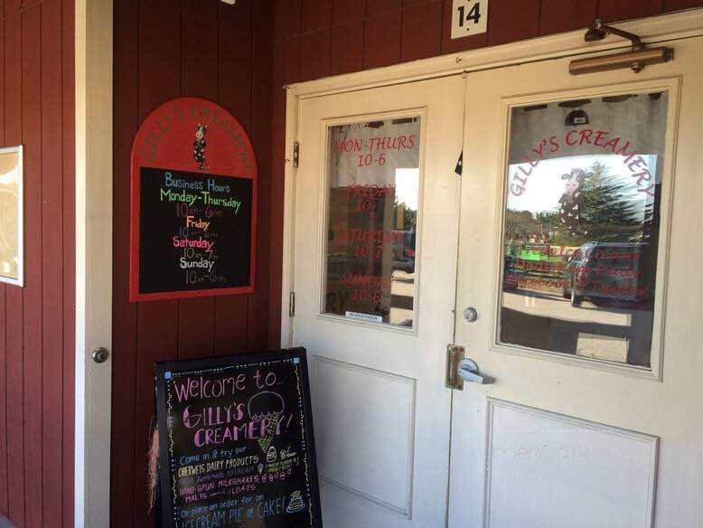 Gilly's Creamery - Virginia Beach, VA menu_pic