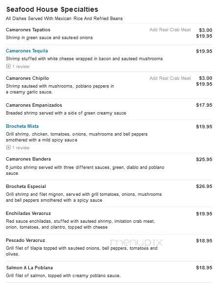 Tequila Sal y Limon - Suffern, NY menu_pic