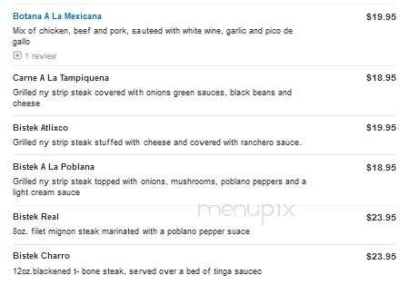 Tequila Sal y Limon - Suffern, NY menu_pic