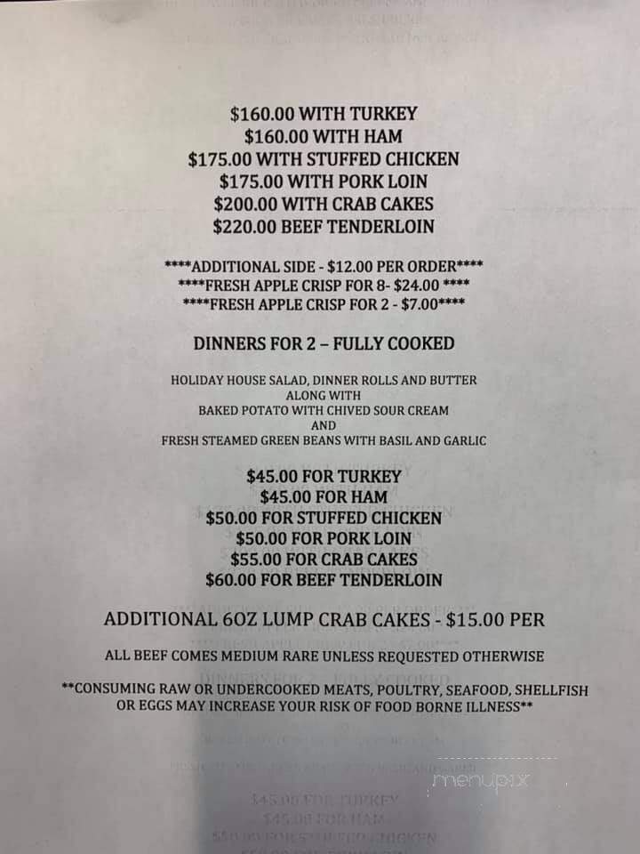 GingerBabies Catering LLC - York, PA menu_pic
