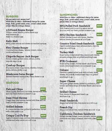 Market Street Grill - Colusa, CA menu_pic