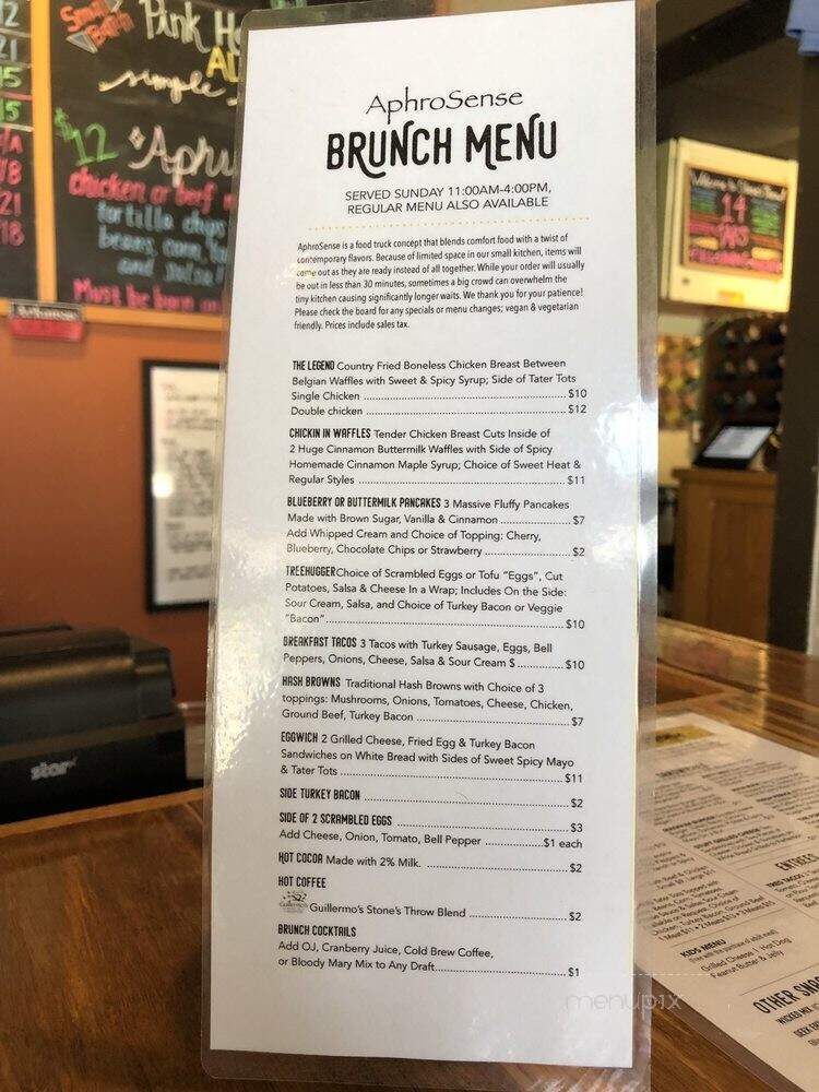 Stone's Throw Brewing - Little Rock, AR menu_pic