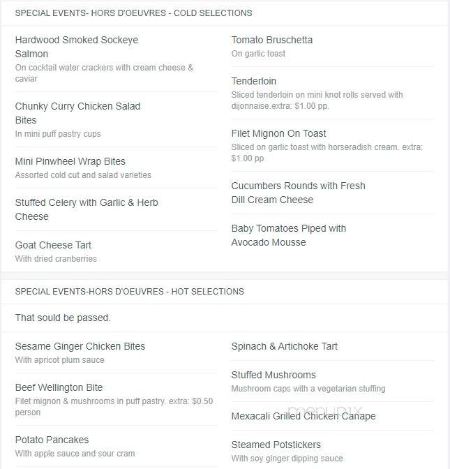The Crystal Spoon Corporation - Elmsford, NY menu_pic