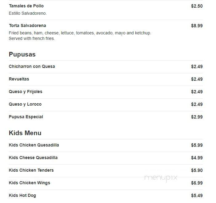 El Mariachi - Columbus, OH menu_pic