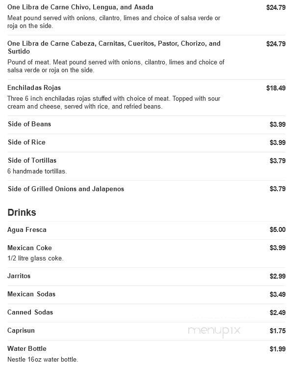 El Cabrito Taqueria - Haines City, FL menu_pic