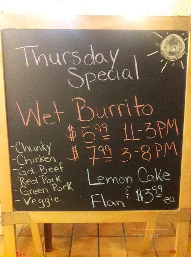 El Rancho Restaurant - Detroit, MI menu_pic