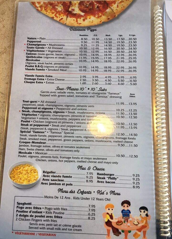 Fameux Viande Fumee Et Charcuterie - Montreal, QC menu_pic