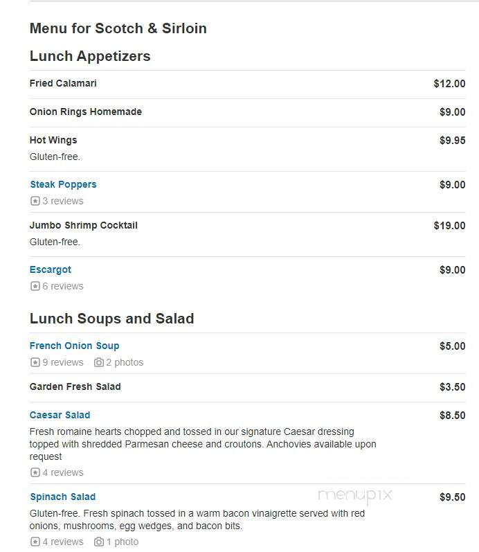 Scotch & Sirloin - Wichita, KS menu_pic