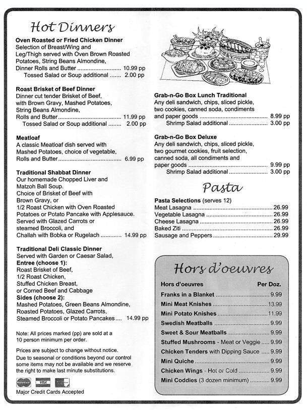 Lenny's Delicatessen - Owings Mills, MD menu_pic