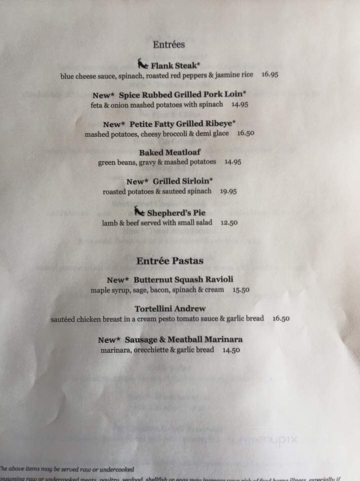 Barking Dog Bar & Grill - Amesbury, MA menu_pic