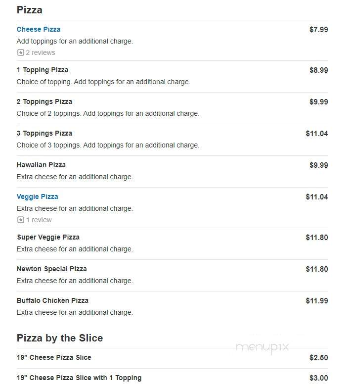 Newton Center Town Pizza - Newton, MA menu_pic