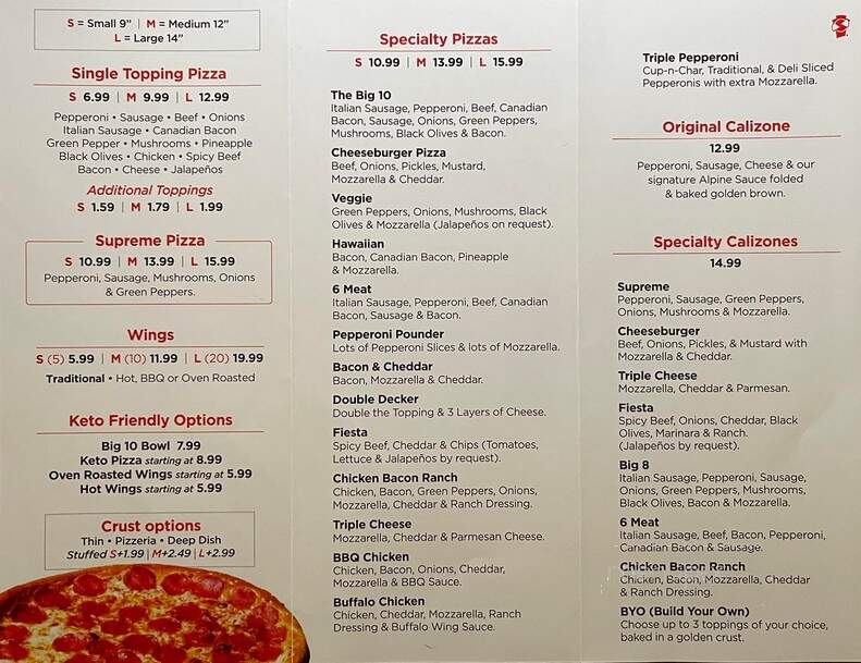 Simple Simon's Pizza - Saint Joseph, MO menu_pic