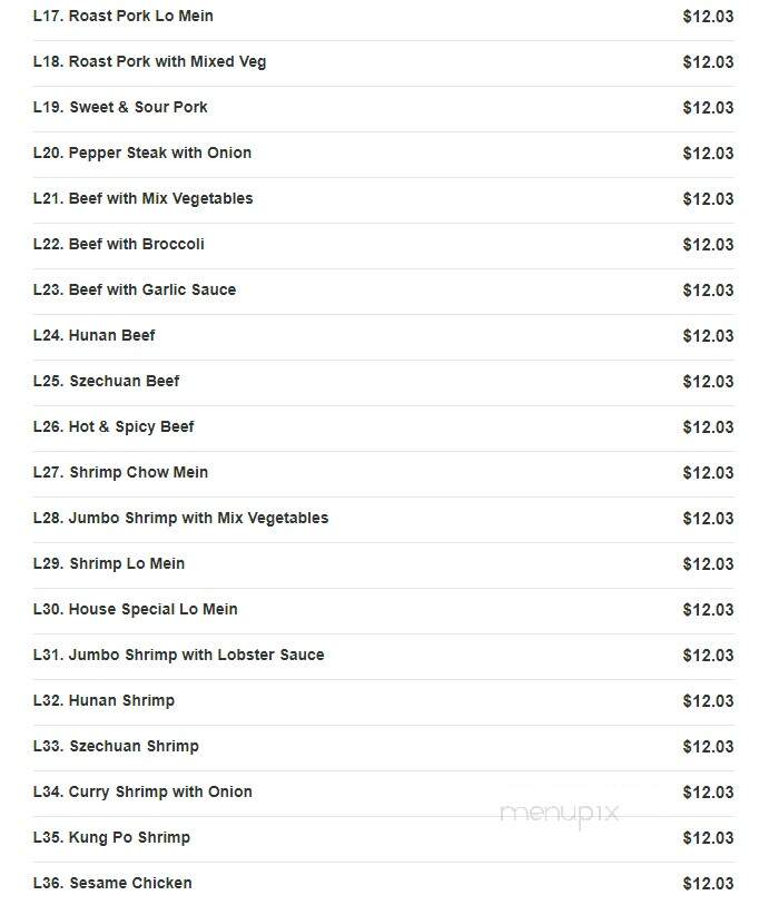 China Dragon - Myrtle Beach, SC menu_pic