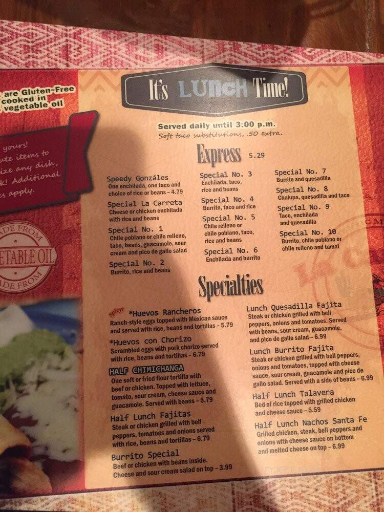 La Carreta Mexican Restaurant - Lynchburg, VA