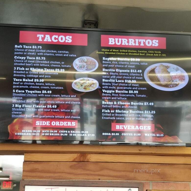 Taco Loco - Lompoc, CA menu_pic