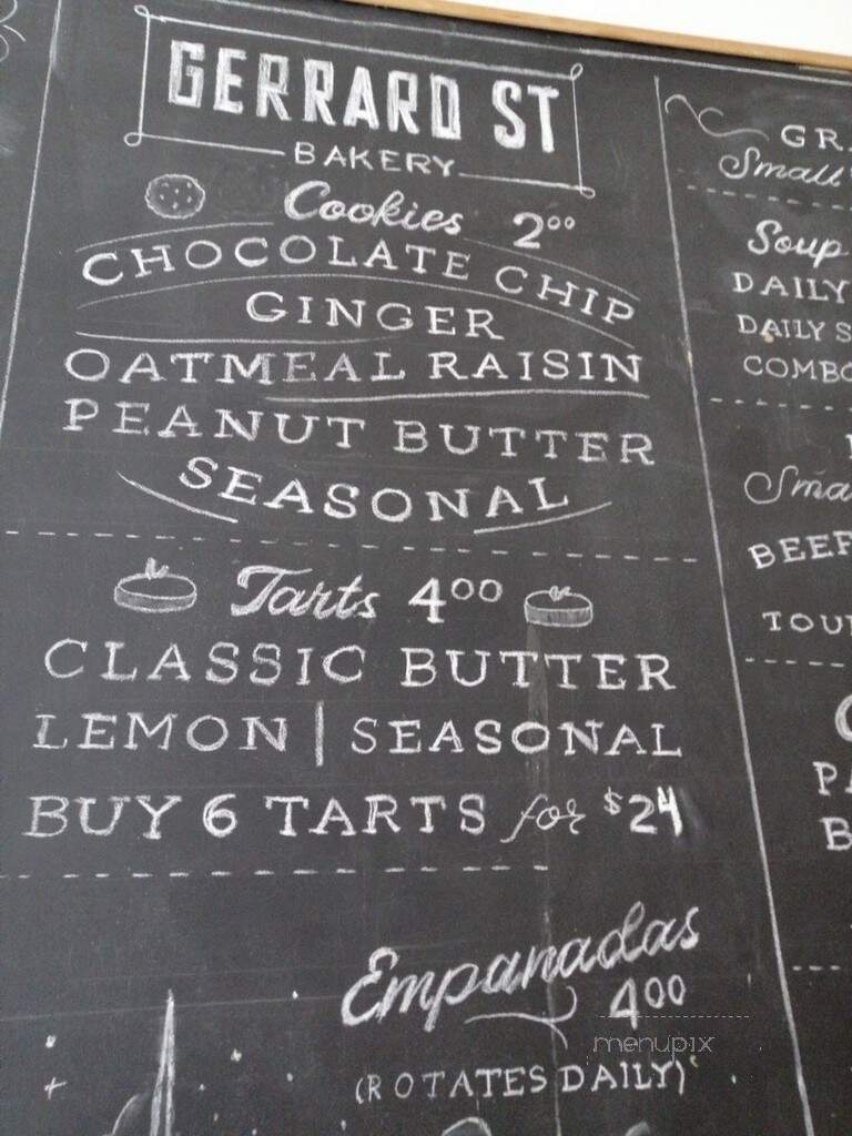 Andrea's Gerrard Street Bakery - Toronto, ON menu_pic