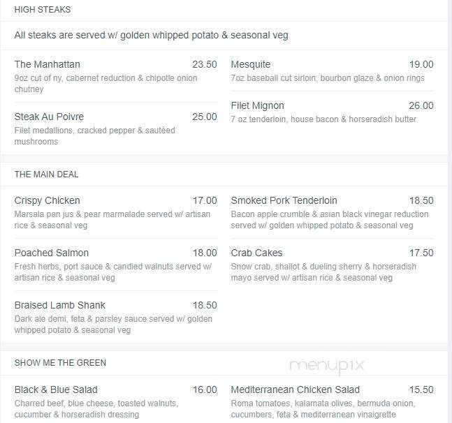 Rudy's Eat & Drink - Winnipeg, MB menu_pic