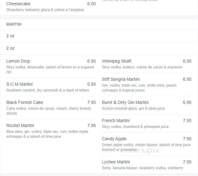 Rudy's Eat & Drink - Winnipeg, MB menu_pic