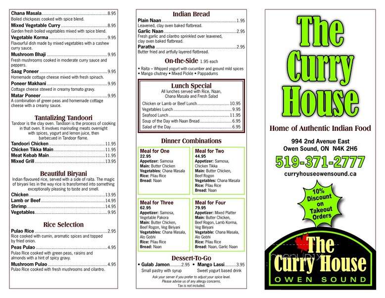 The Curry House - Owen Sound, ON