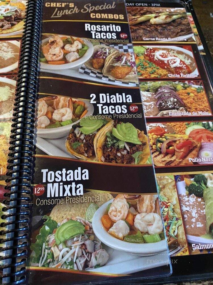 El Pescador - West Covina, CA menu_pic