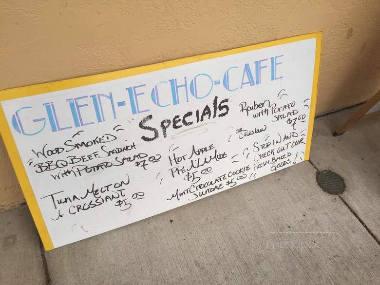 Glen Echo Cafe - Glen Echo, MD menu_pic