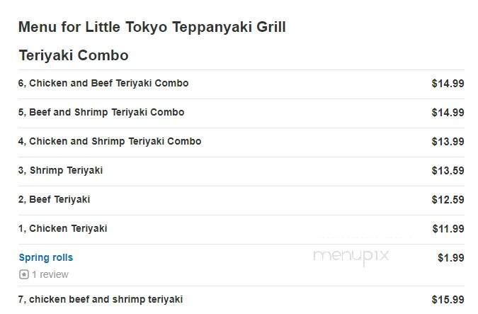 Little Tokyo Teppanyaki Grill - Raleigh, NC