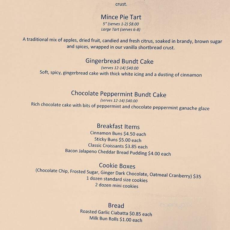 Zest Fresh Pastry - Woodland, CA menu_pic