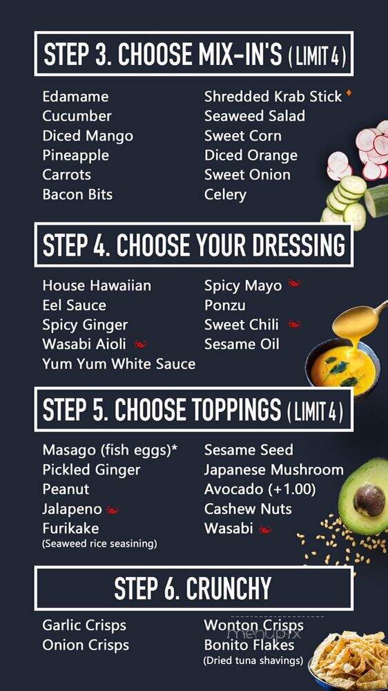 Premier Poke - Fort Myers, FL menu_pic