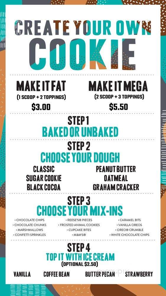 Fat and Weird Cookie - Panama City, FL menu_pic