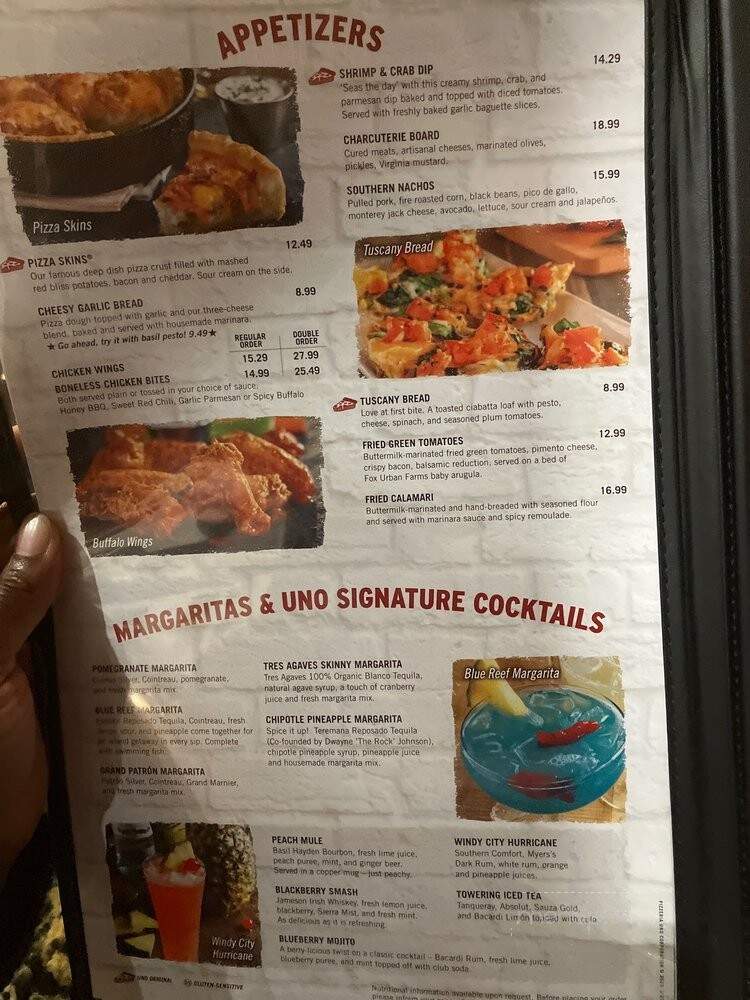 The Half Note - Winchester, VA menu_pic