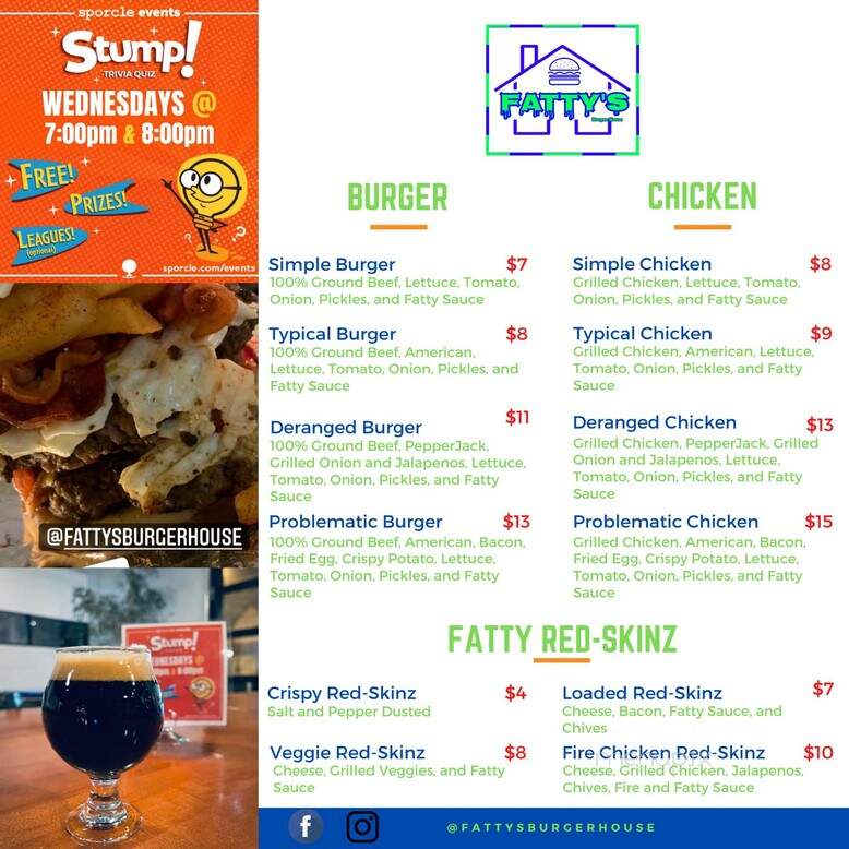 Unexpected Craft Brewing Company - Oak Park, MI menu_pic