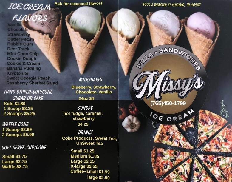 Missy's Family Restaurant - Kokomo, IN menu_pic