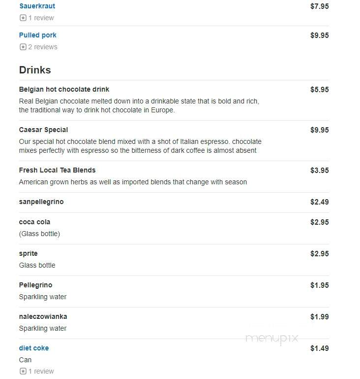 Caesar Pierogi & Pizza Pot Pie - Chicago, IL menu_pic