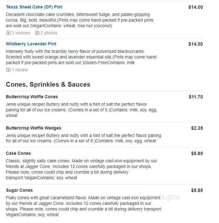 Jeni's Splendid Ice Creams - Greenville, SC menu_pic