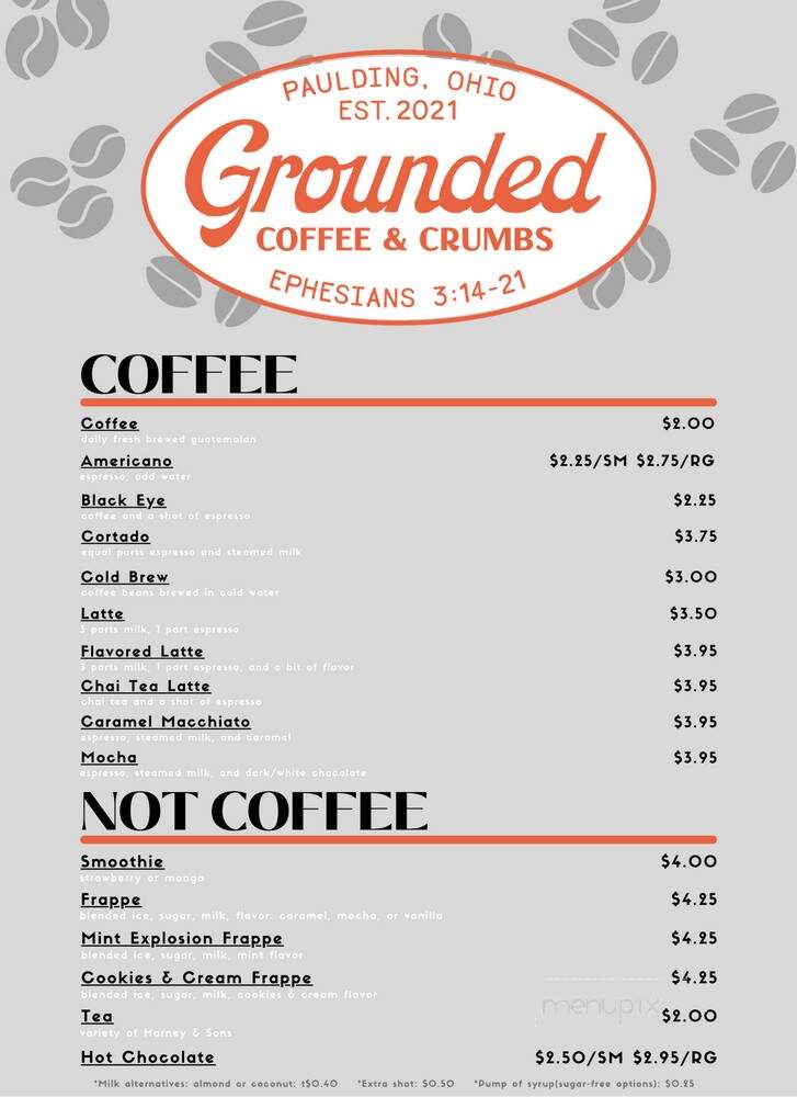Grounded Coffee & Crumbs - Paulding, OH