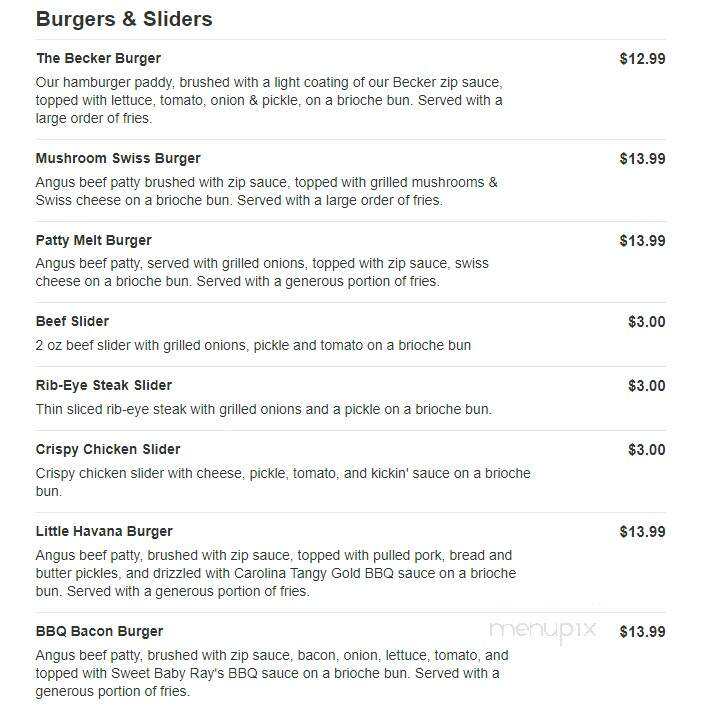 Becker's Bar & Grill - New Hudson, MI