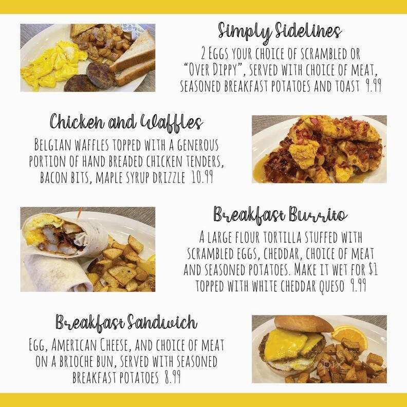 Sidelines Sports Eatery and Pub - Perrysburg, OH menu_pic