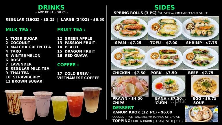Banh Tastic - Visalia, CA menu_pic