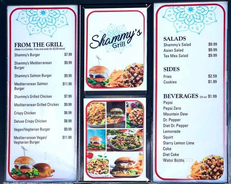 Shammy's Grill - Cedar City, UT menu_pic