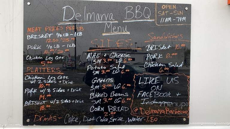 Delmarva Barbeque - Seaford, DE menu_pic
