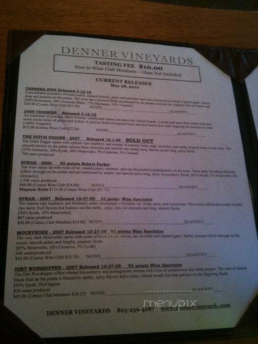 Denner Vineyards - Paso Robles, CA