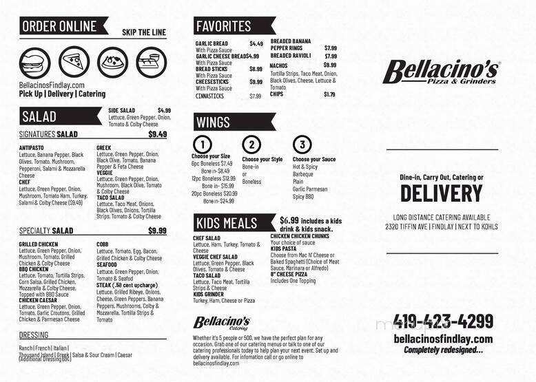 Bellacino's Pizza and Grinders - Findlay, OH