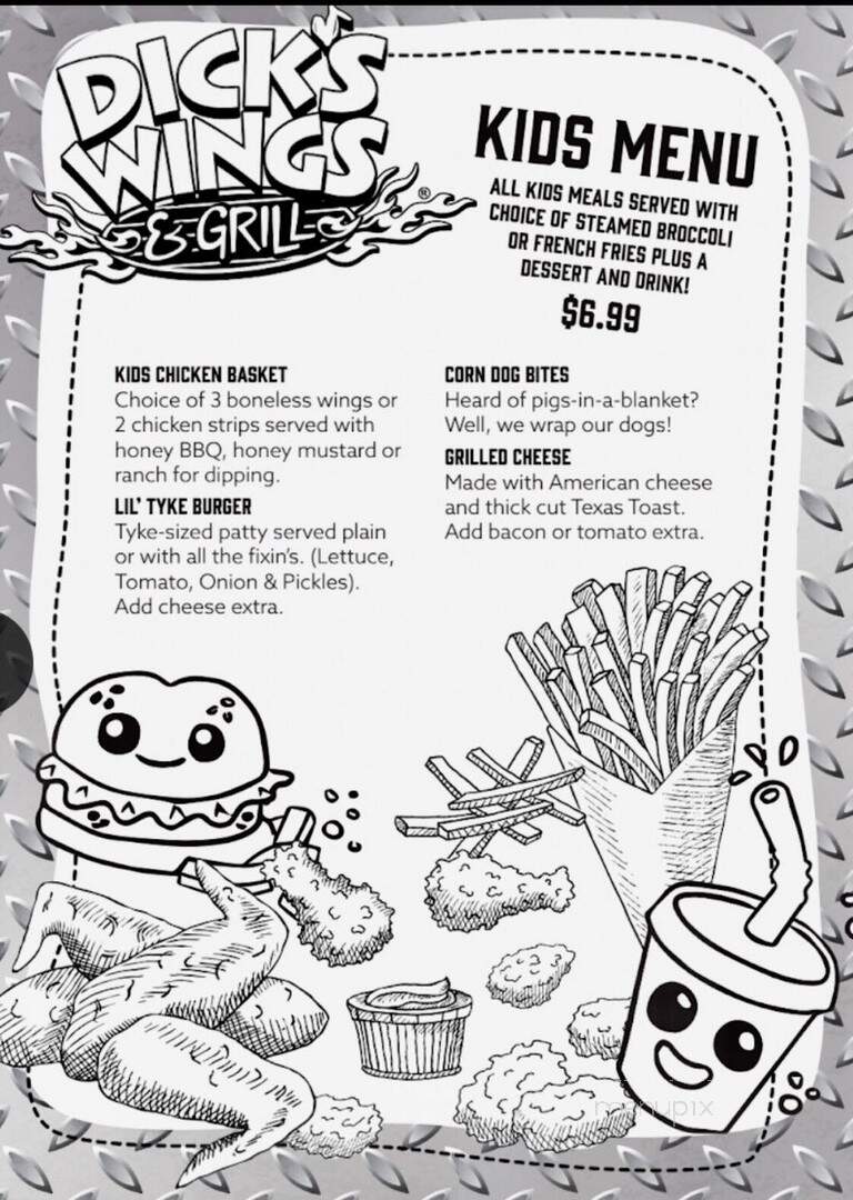 Dick's Wings Callahan - Callahan, FL menu_pic