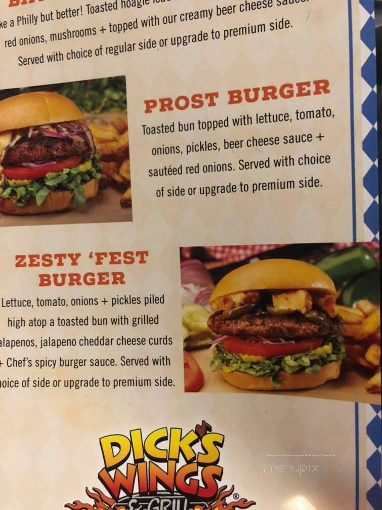 Dick's Wings Callahan - Callahan, FL menu_pic