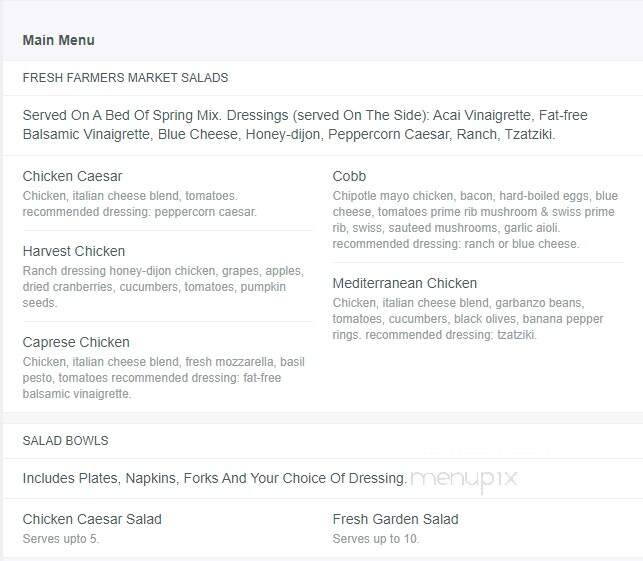 T-Mart - Cookeville, TN menu_pic