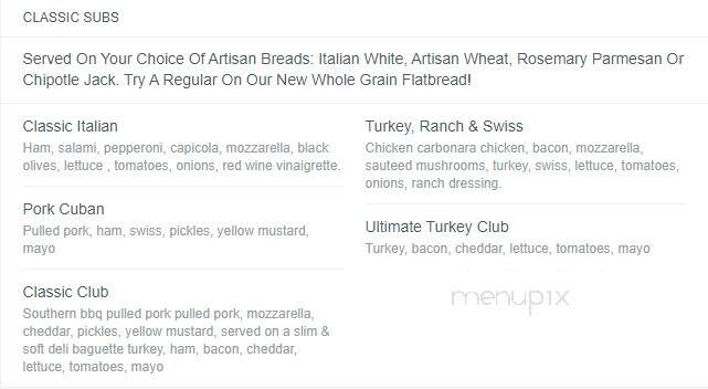 T-Mart - Cookeville, TN menu_pic