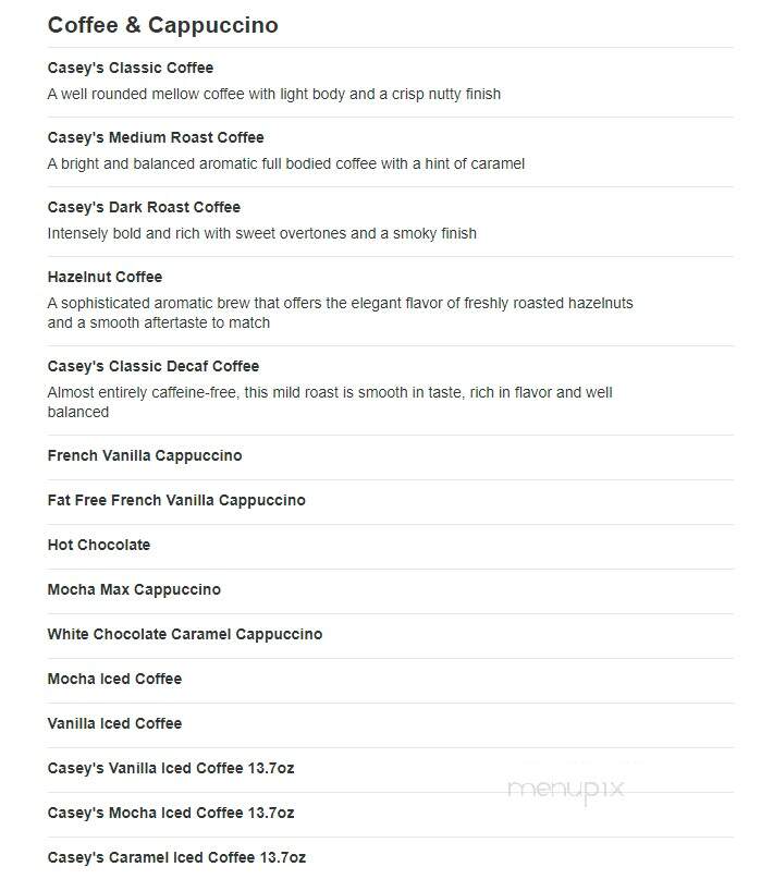 Caseys Carry Out Pizza - Abingdon, IL menu_pic