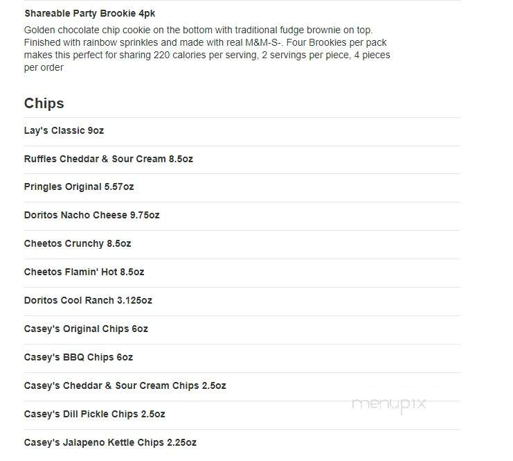 Caseys Carry Out Pizza - Abingdon, IL menu_pic