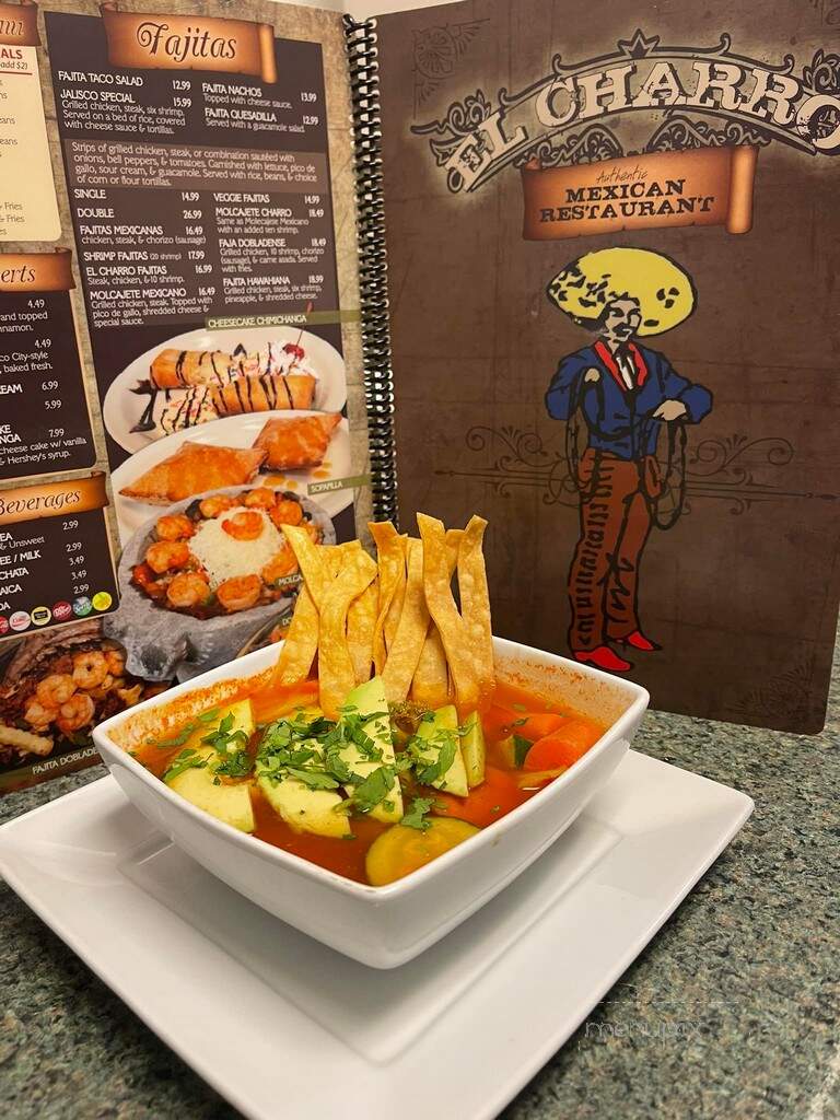 El Charro - Ozark, MO menu_pic